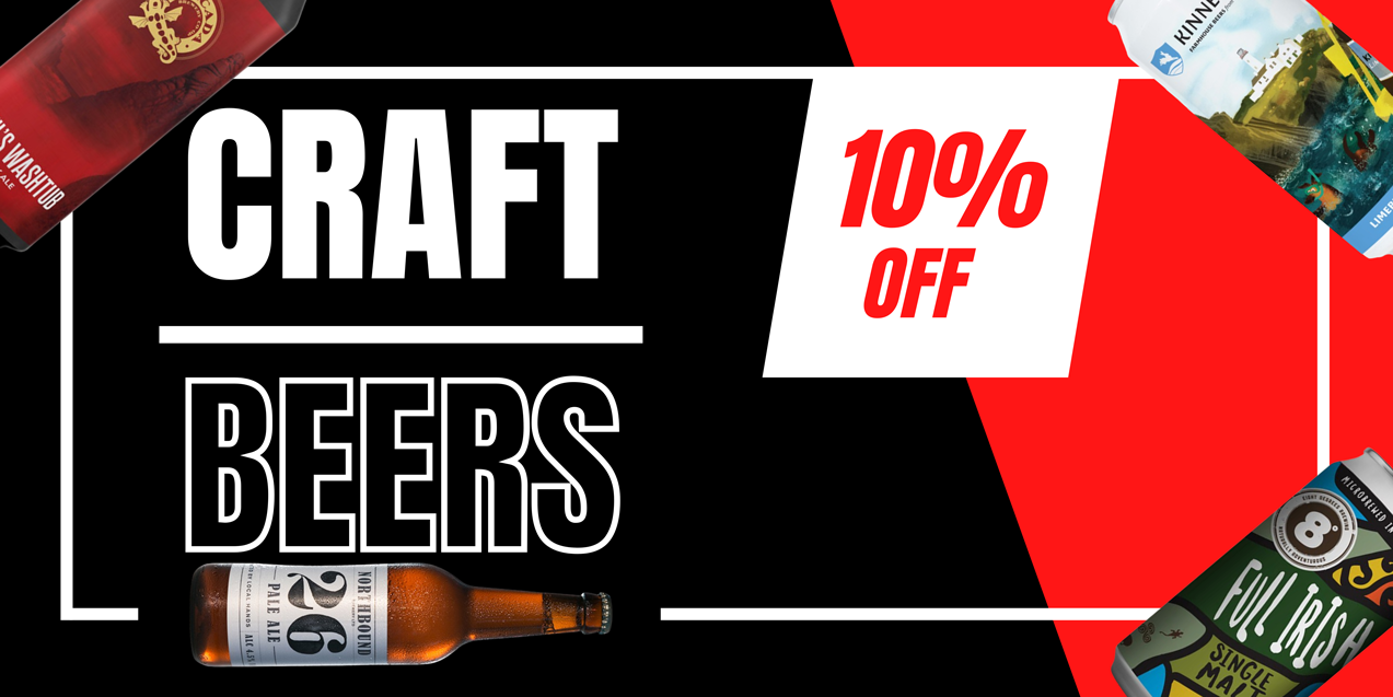 10% Off Craft Beers